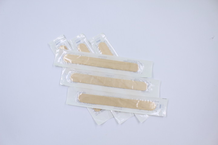 Tongue Depressors, blade, Sterile, Adult, Wood, 6"x0.6875", Sterile Wooden Tongue Depressors Individually Wrapped 6" length